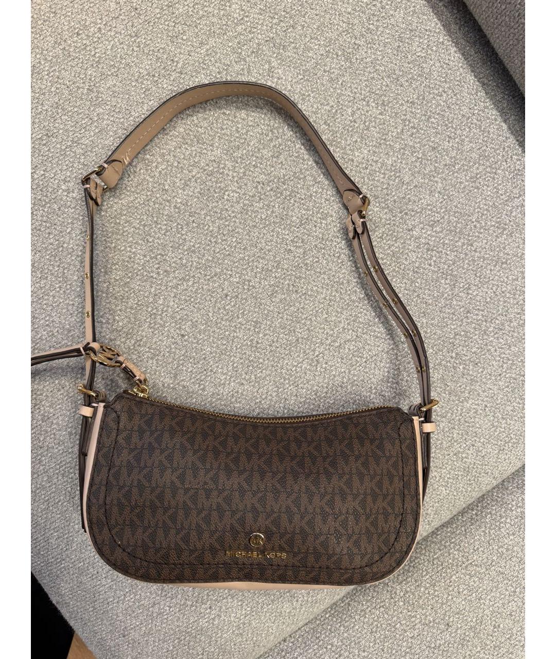 MICHAEL KORS Коричневая сумка с короткими ручками, фото 7