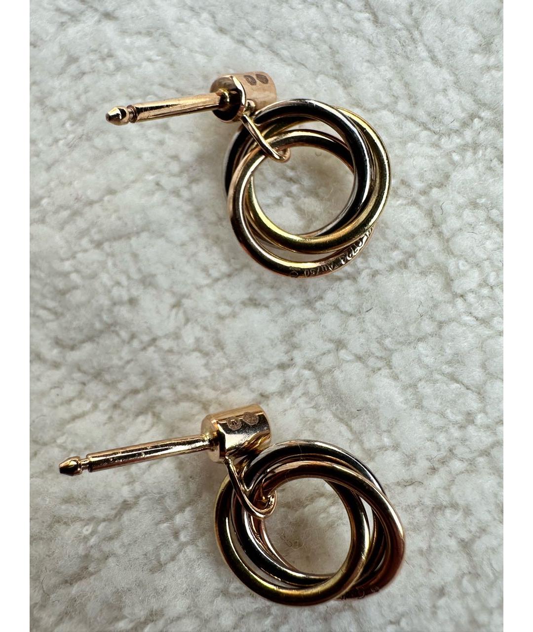 CARTIER Золотые серьги из желтого золота, фото 5