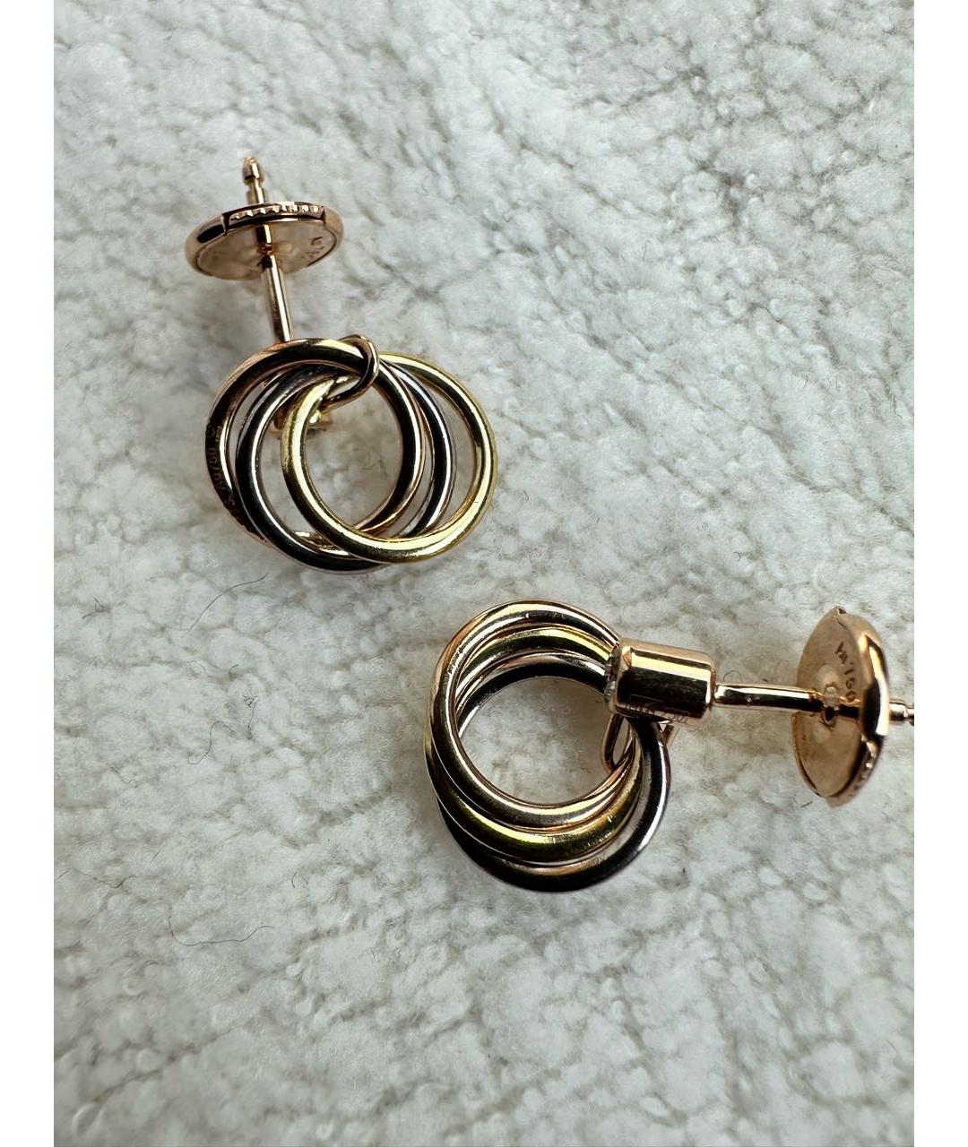 CARTIER Золотые серьги из желтого золота, фото 6