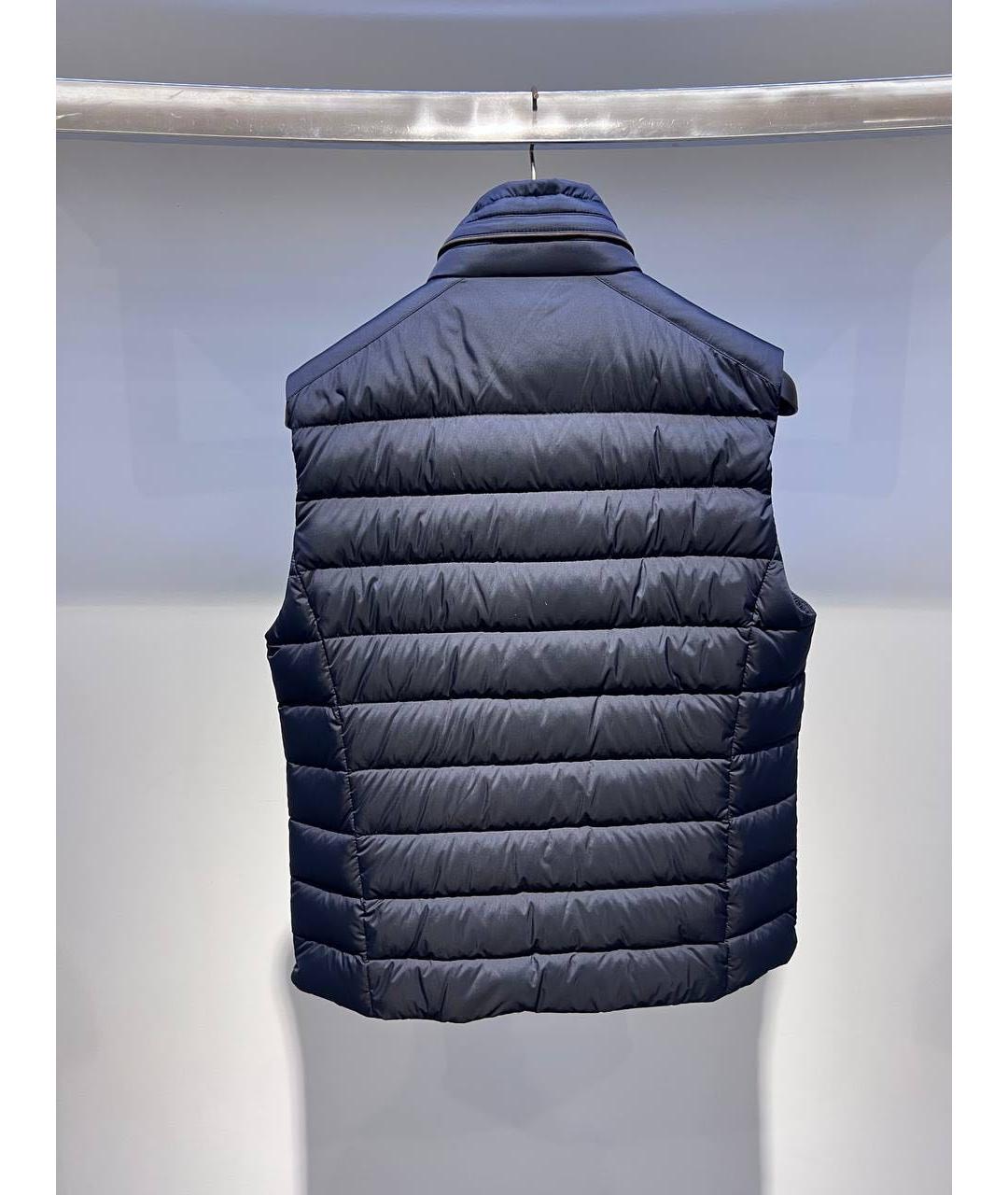 MOORER Черный полиамидовый жилет, фото 2