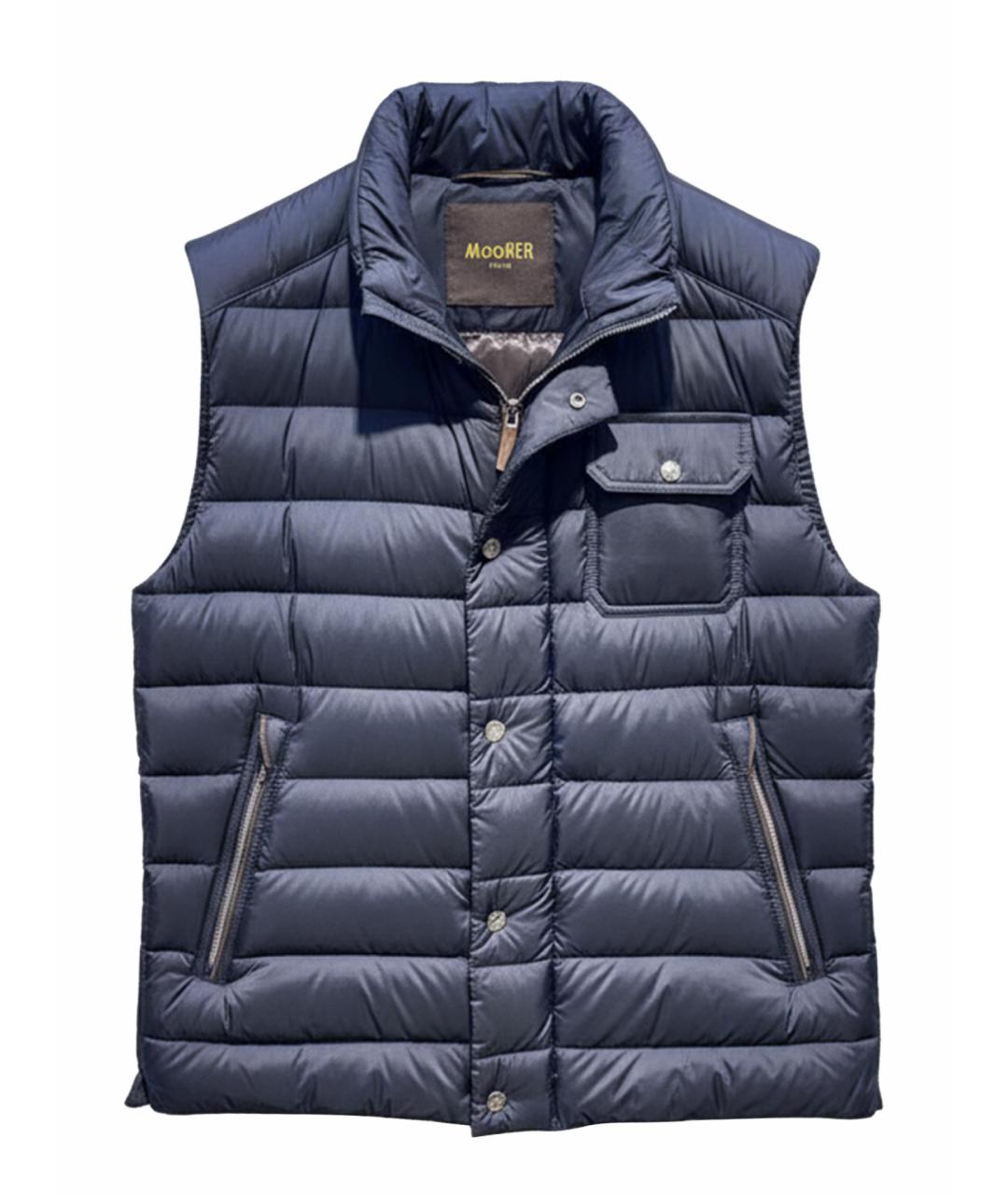 MOORER Черный полиамидовый жилет, фото 1