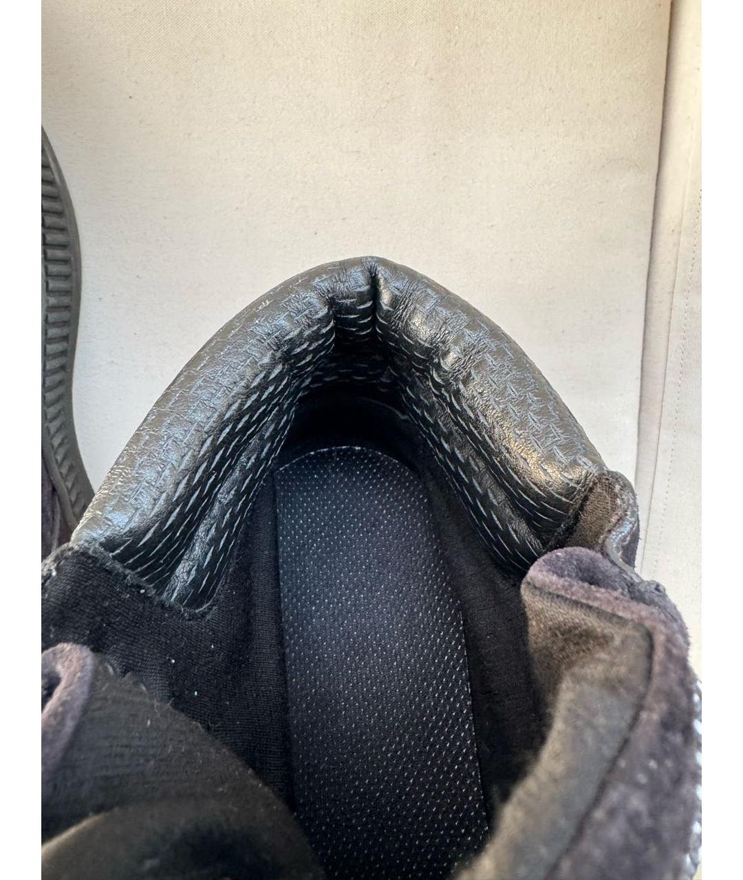 ZZEGNA Черные замшевые высокие ботинки, фото 6