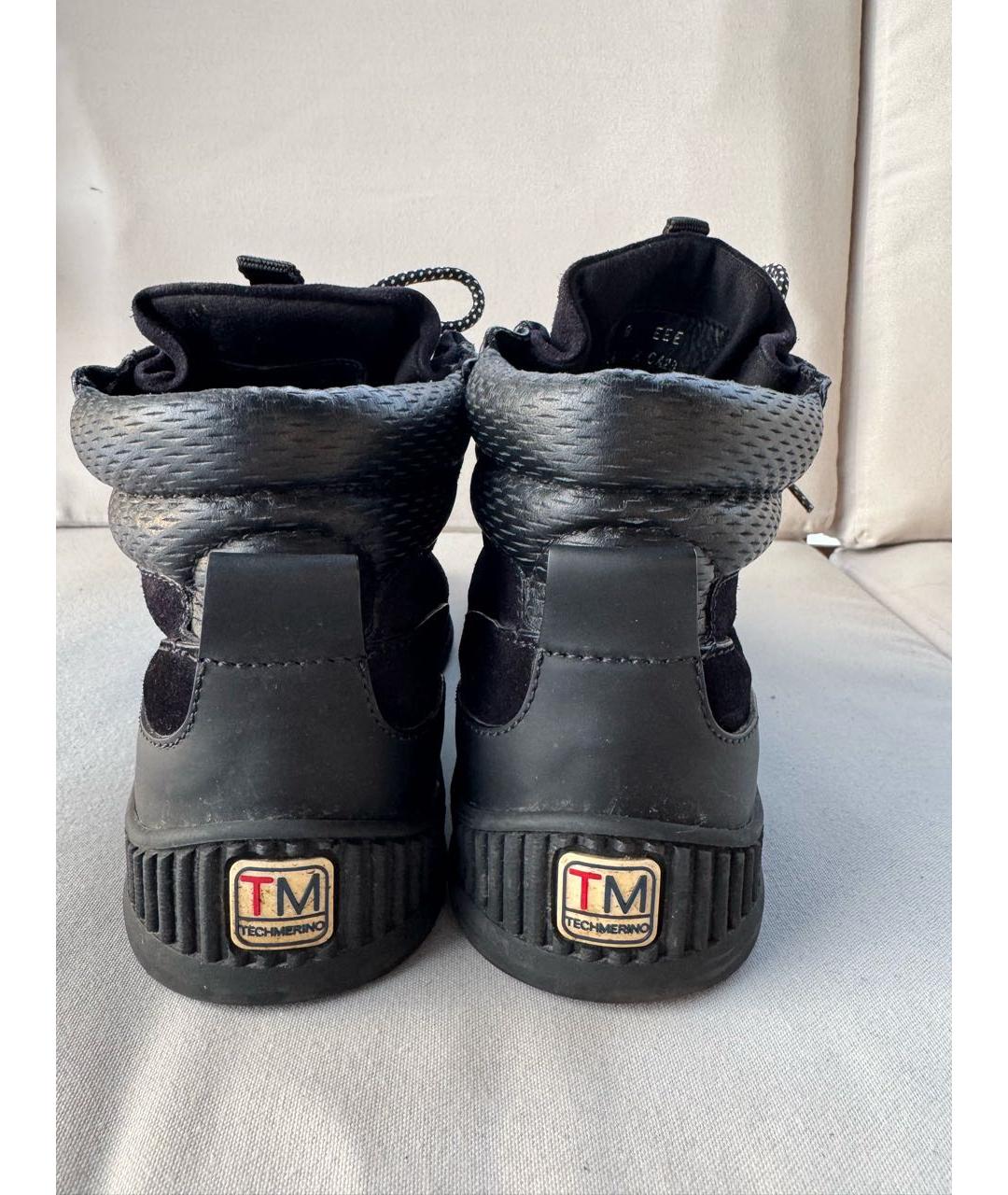 ZZEGNA Черные замшевые высокие ботинки, фото 4