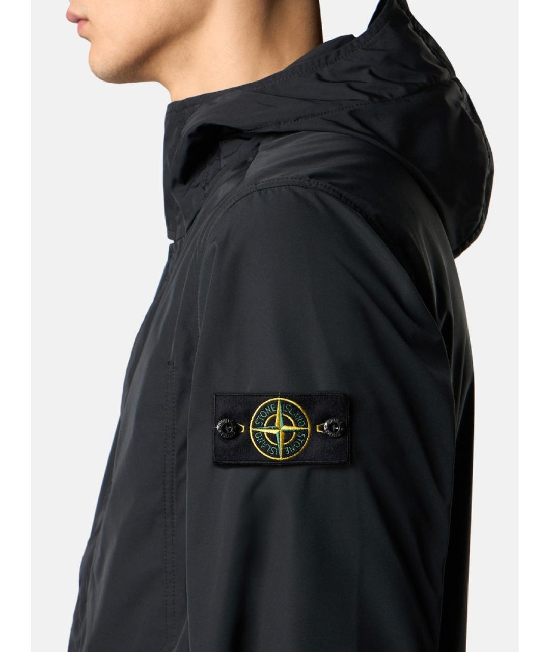 STONE ISLAND Черная куртка, фото 4