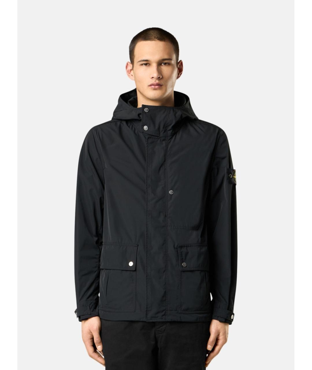 STONE ISLAND Черная куртка, фото 2