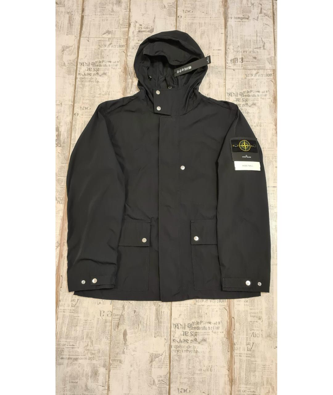 STONE ISLAND Черная куртка, фото 5