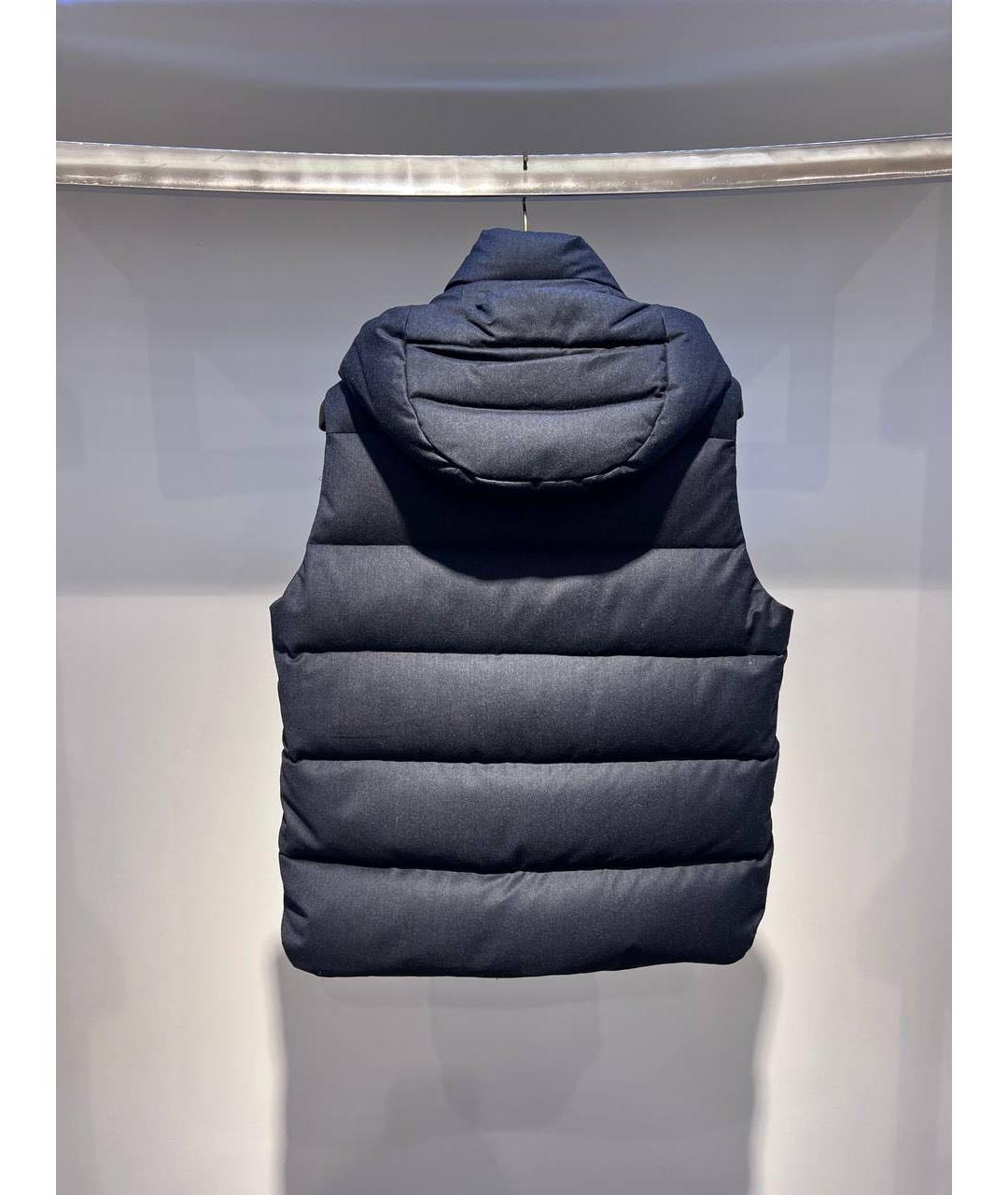 MOORER Черный полиамидовый жилет, фото 2