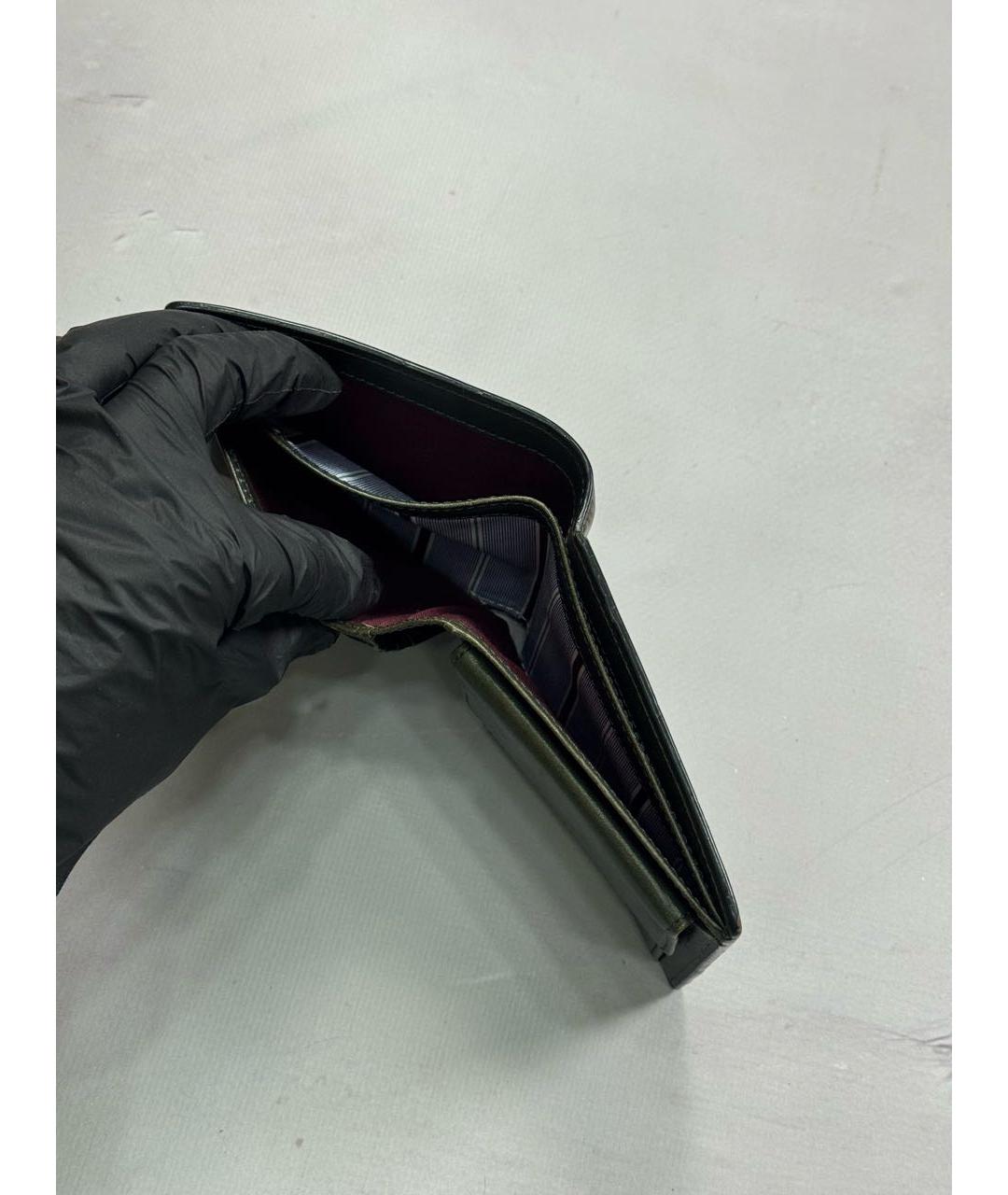 VIVIENNE WESTWOOD Хаки кожаный кошелек, фото 7