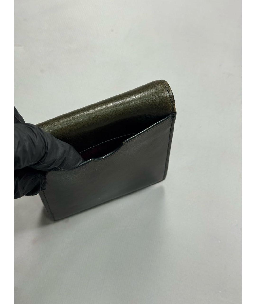 VIVIENNE WESTWOOD Хаки кожаный кошелек, фото 8