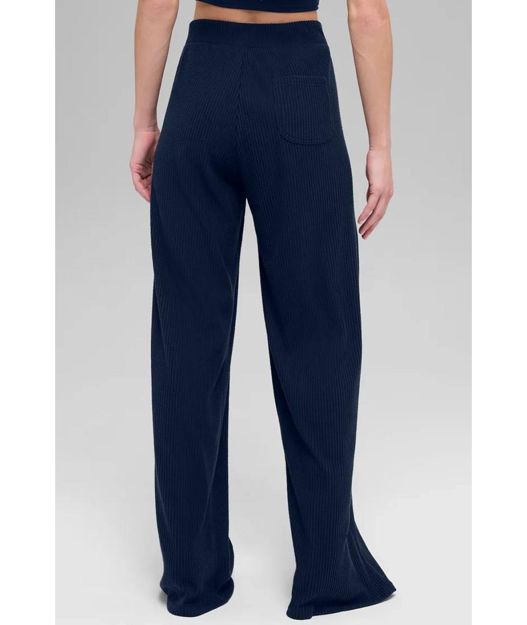 ALO YOGA Темно-синие хлопковые спортивные брюки и шорты, фото 2