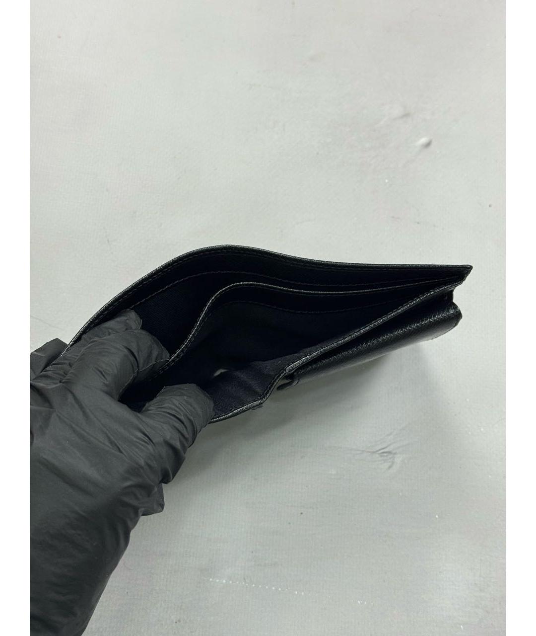 VIVIENNE WESTWOOD Черный кожаный кошелек, фото 7
