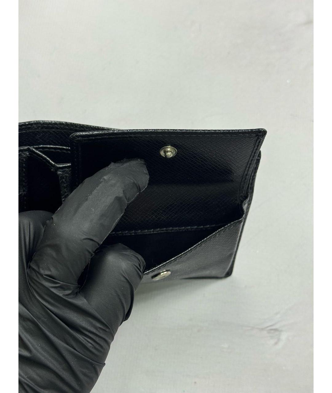 VIVIENNE WESTWOOD Черный кожаный кошелек, фото 6