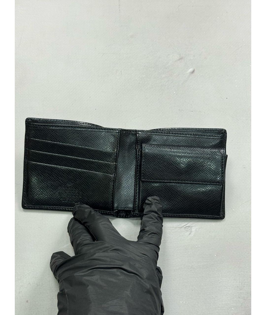 VIVIENNE WESTWOOD Черный кожаный кошелек, фото 4