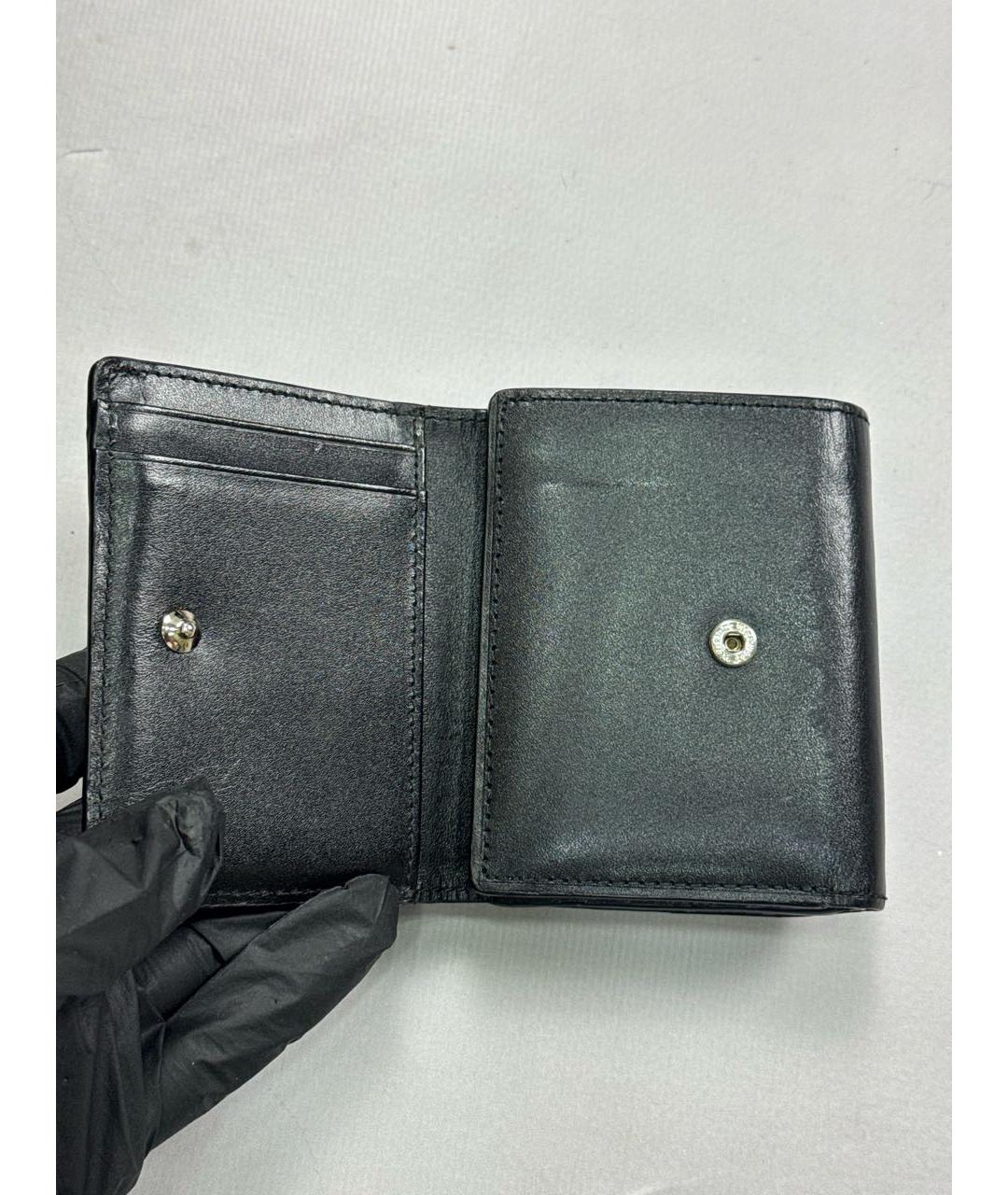 VIVIENNE WESTWOOD Черный кожаный кошелек, фото 8