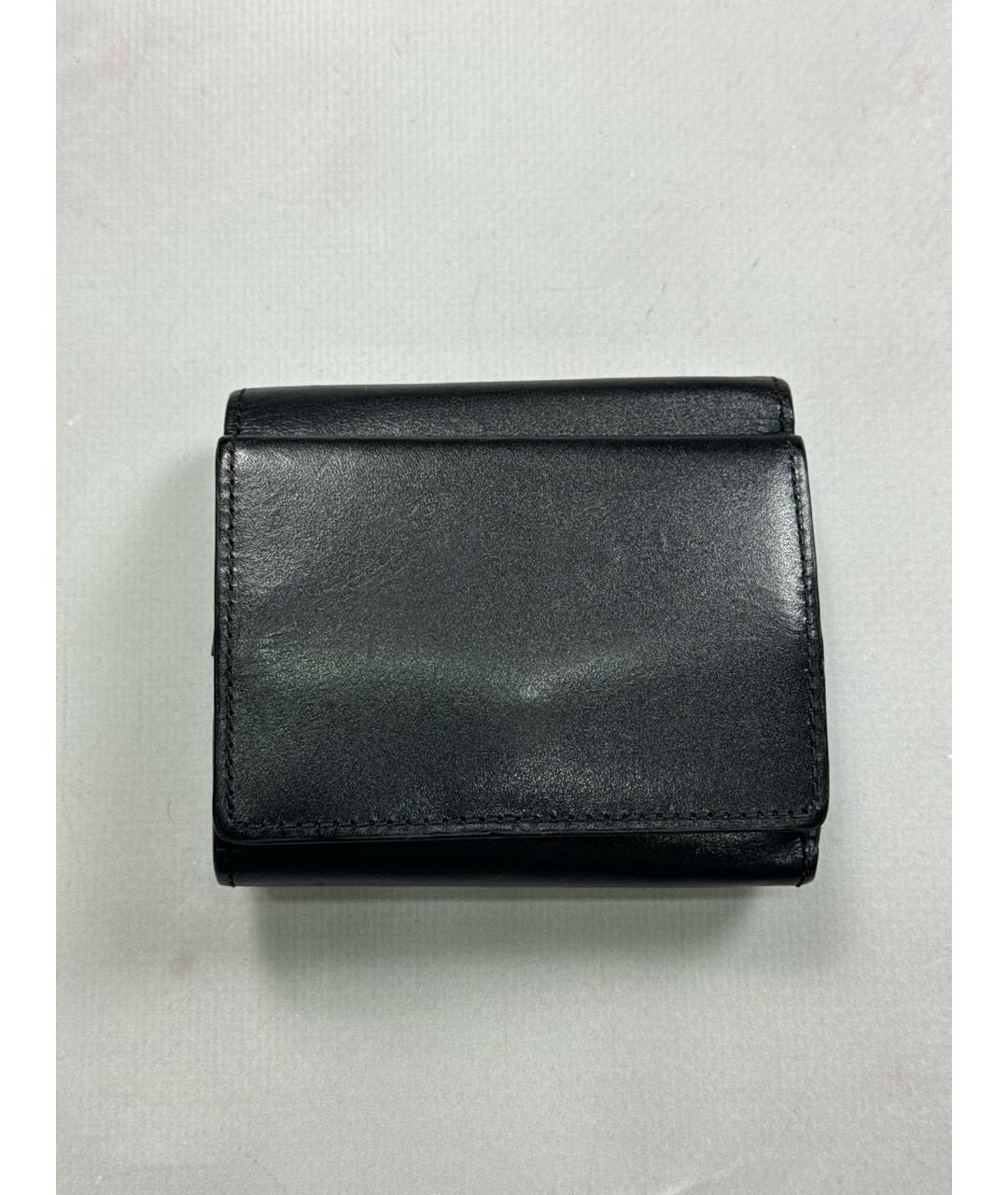 VIVIENNE WESTWOOD Черный кожаный кошелек, фото 3