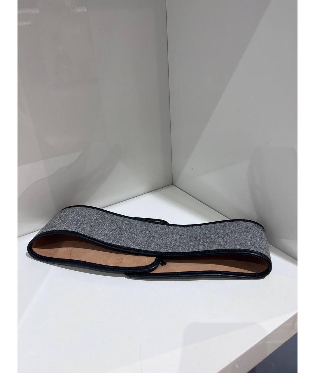 FENDI Серый ремень, фото 3