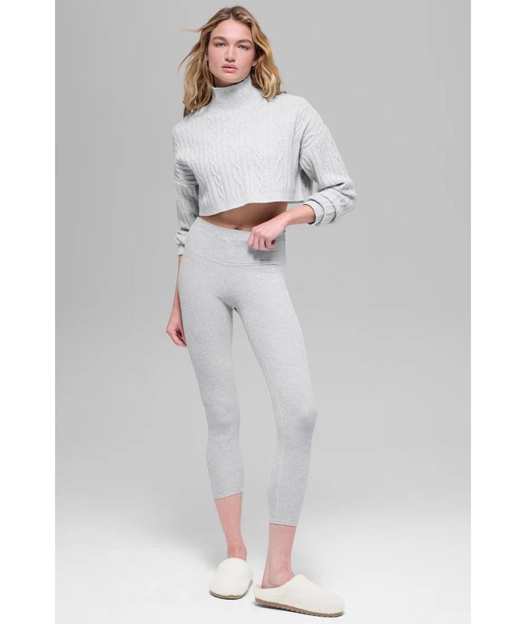 ALO YOGA Серая водолазка, фото 5