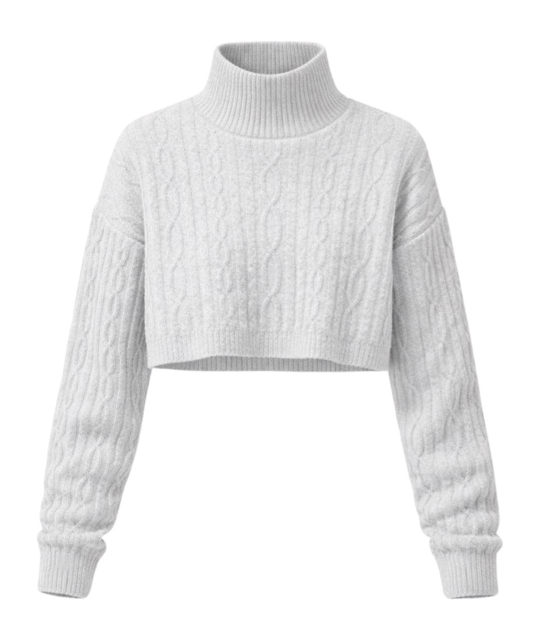 ALO YOGA Серая водолазка, фото 1