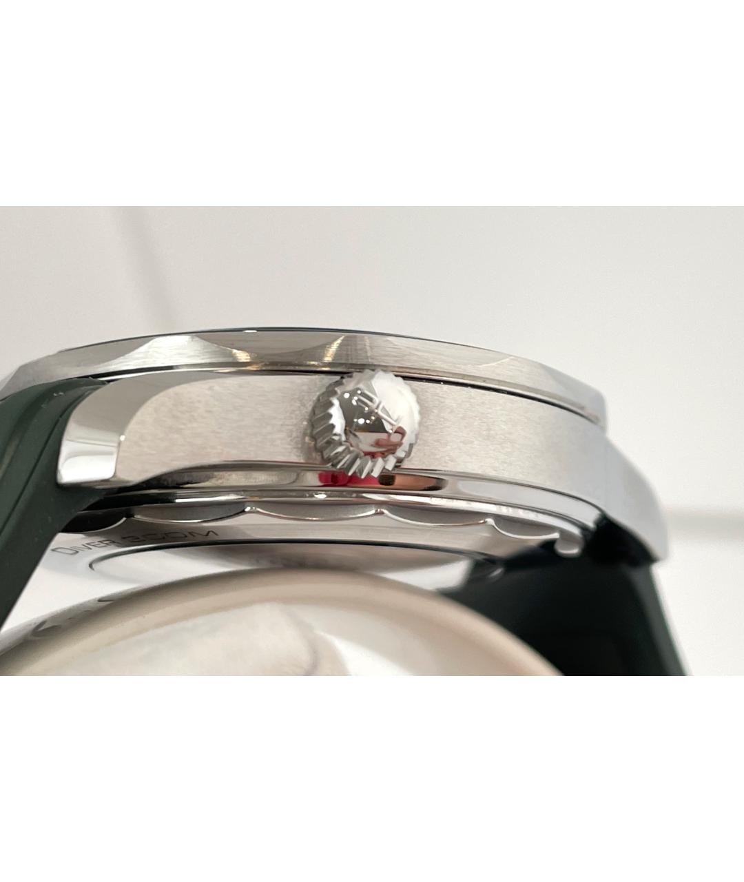 OMEGA Зеленые металлические часы, фото 4