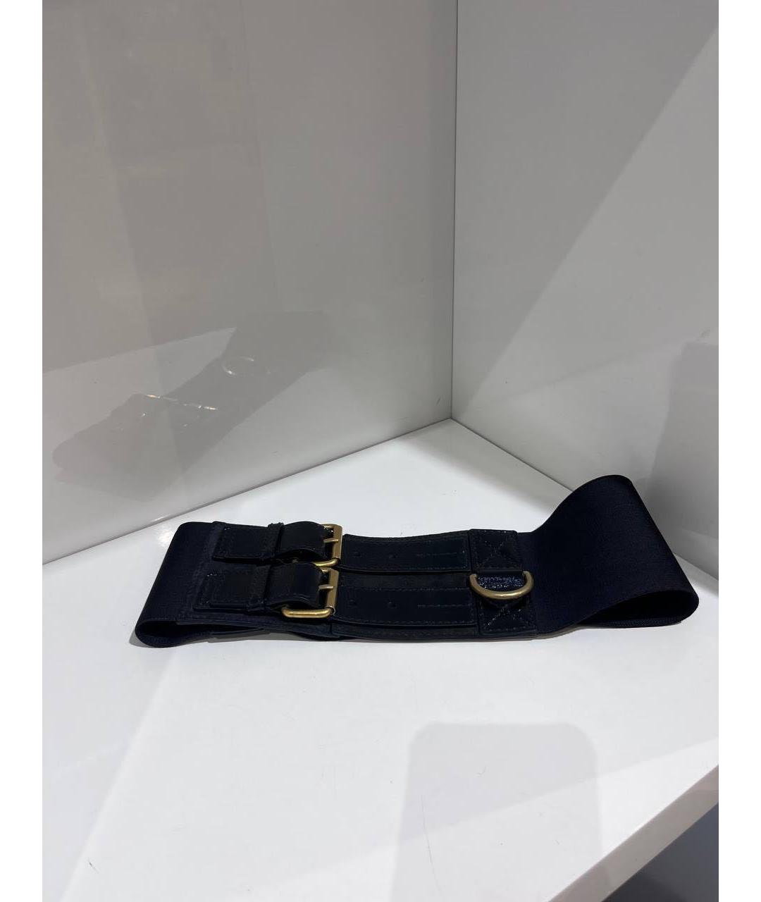 SAINT LAURENT Черный ремень, фото 3