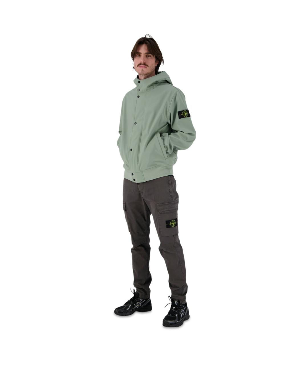 STONE ISLAND Салатовая куртка, фото 2