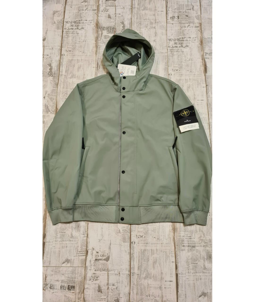 STONE ISLAND Салатовая куртка, фото 4