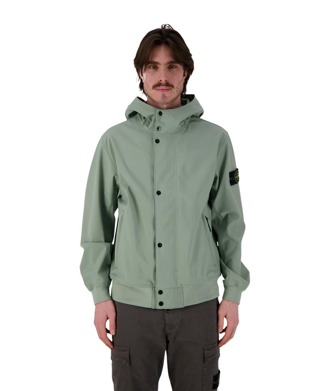 STONE ISLAND Салатовая куртка, фото 3