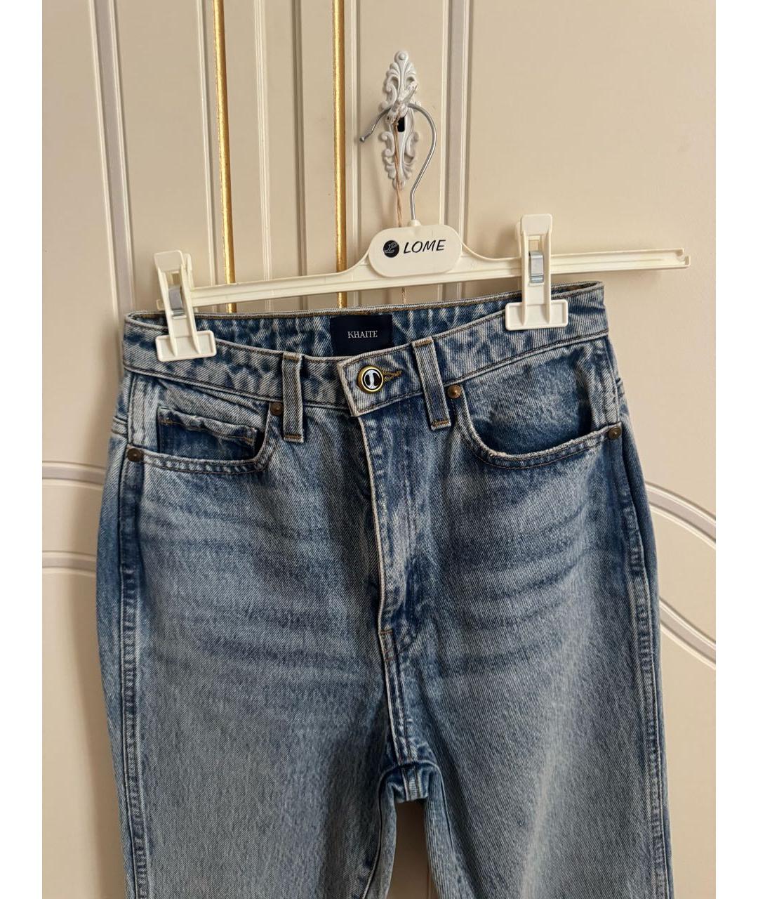 KHAITE Темно-синие джинсы слим, фото 2