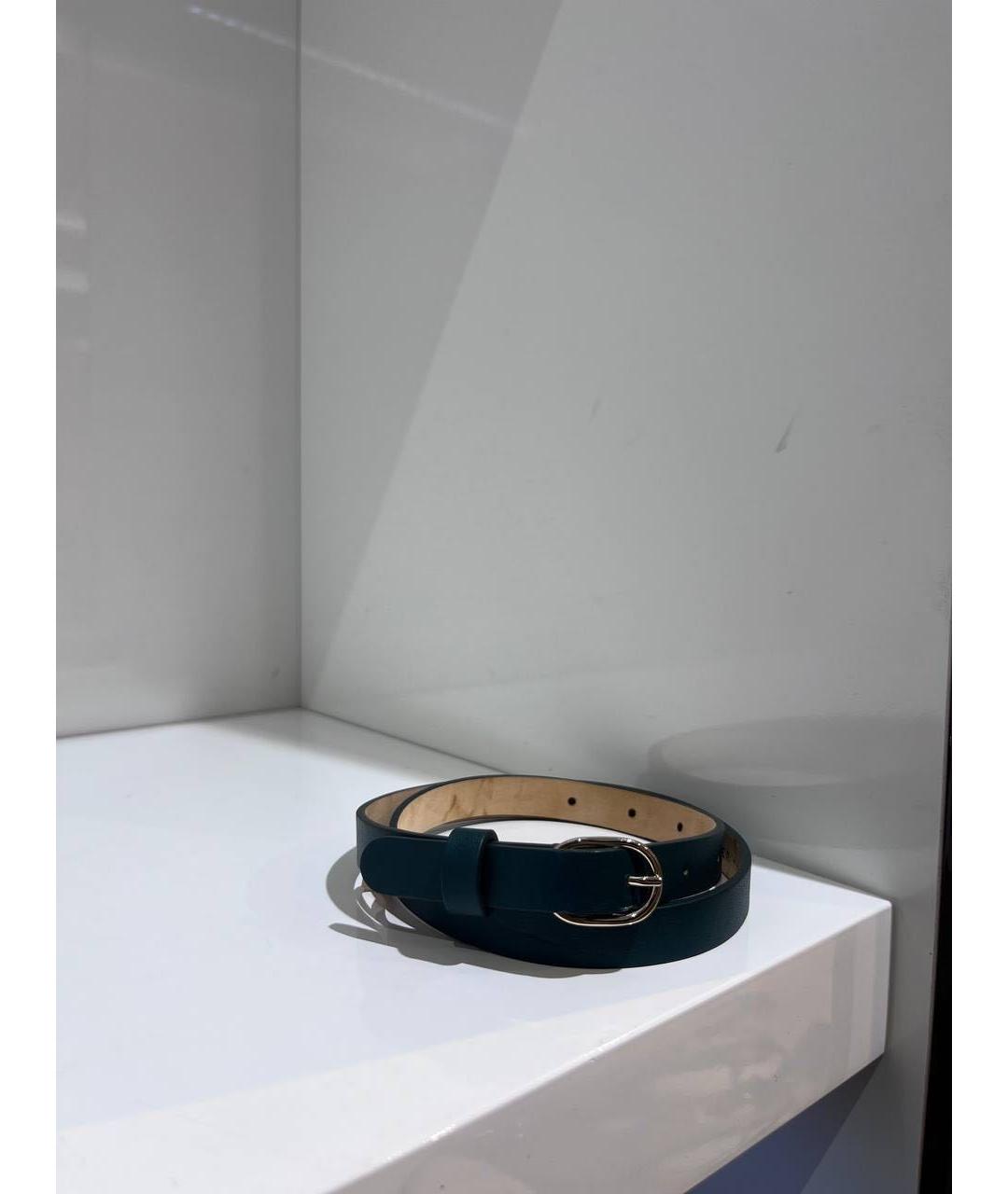 ALEXANDER TEREKHOV Черный кожаный ремень, фото 4