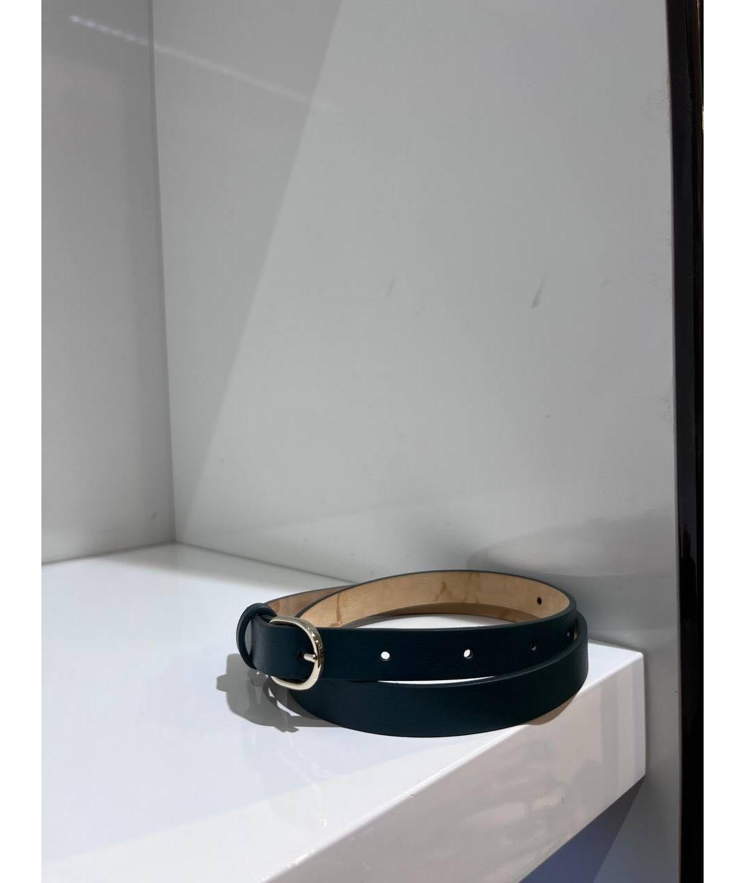 ALEXANDER TEREKHOV Черный кожаный ремень, фото 3