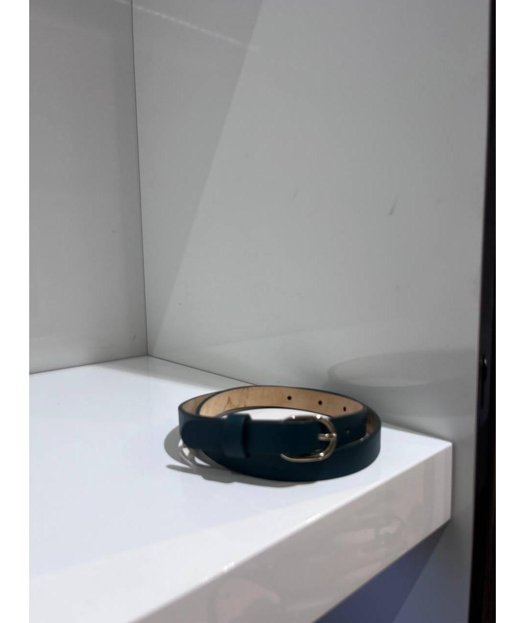 ALEXANDER TEREKHOV Черный кожаный ремень, фото 2