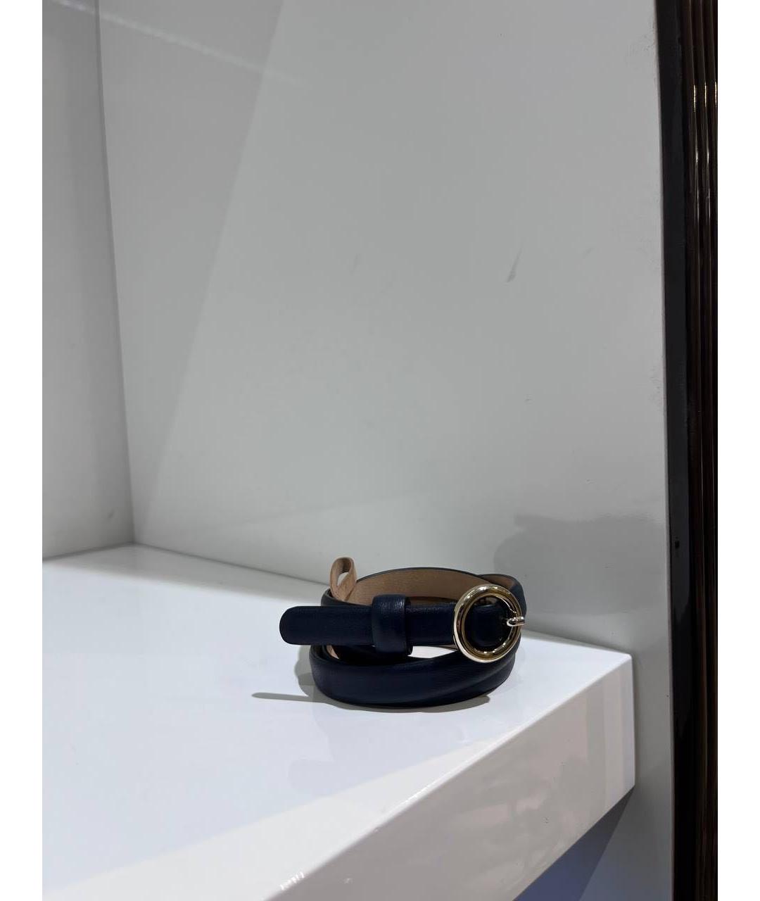 ALEXANDER TEREKHOV Черный кожаный ремень, фото 4