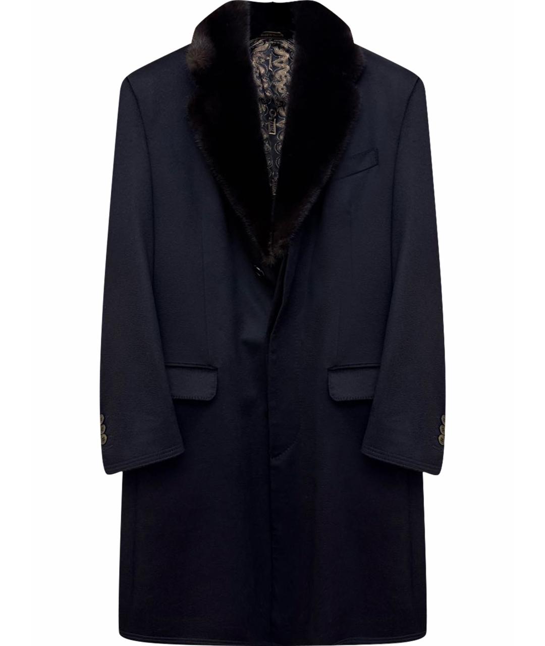 ZILLI Черное кашемировое пальто, фото 1