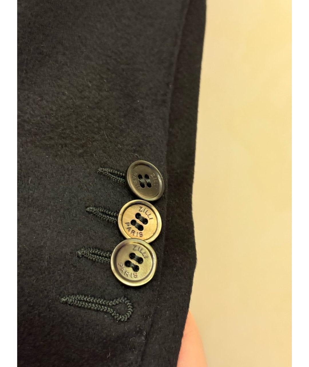 ZILLI Черное кашемировое пальто, фото 6