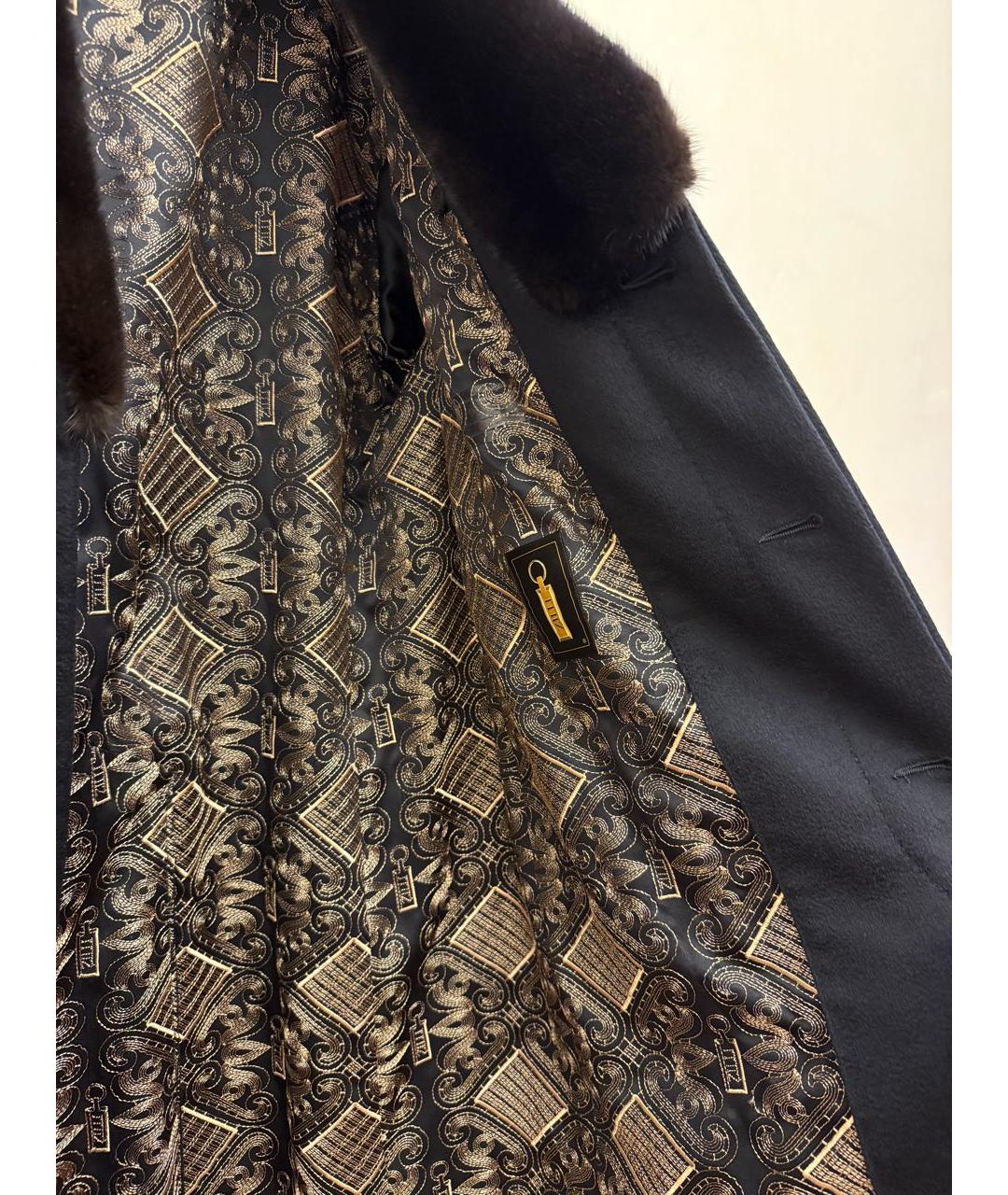 ZILLI Черное кашемировое пальто, фото 5