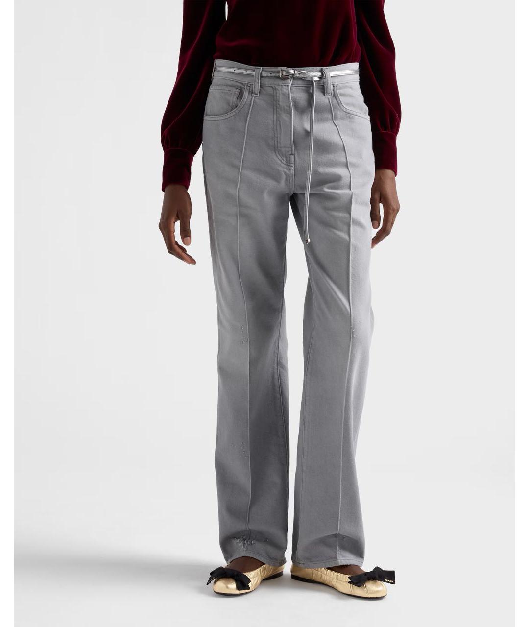 PRADA Золотые кожаные балетки, фото 3