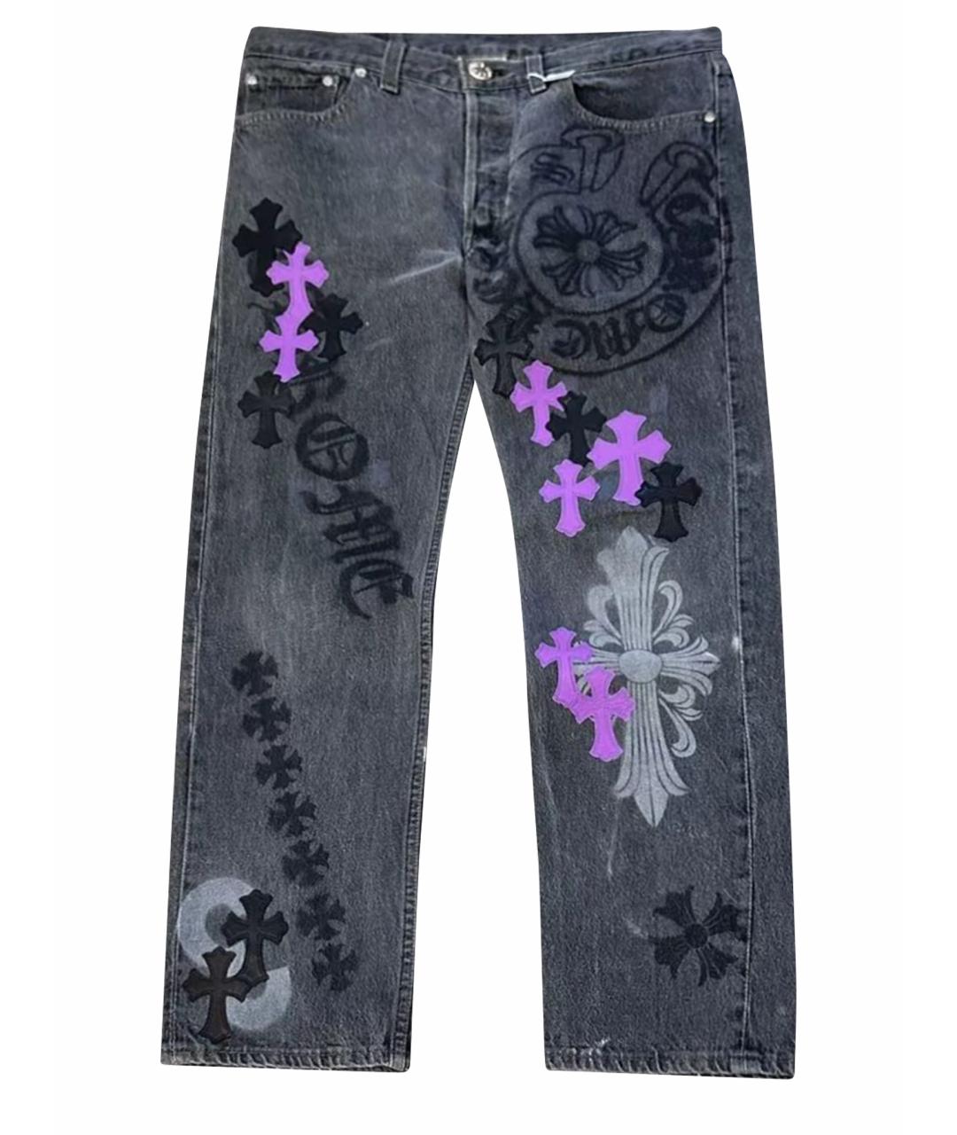 CHROME HEARTS Мульти прямые джинсы, фото 1