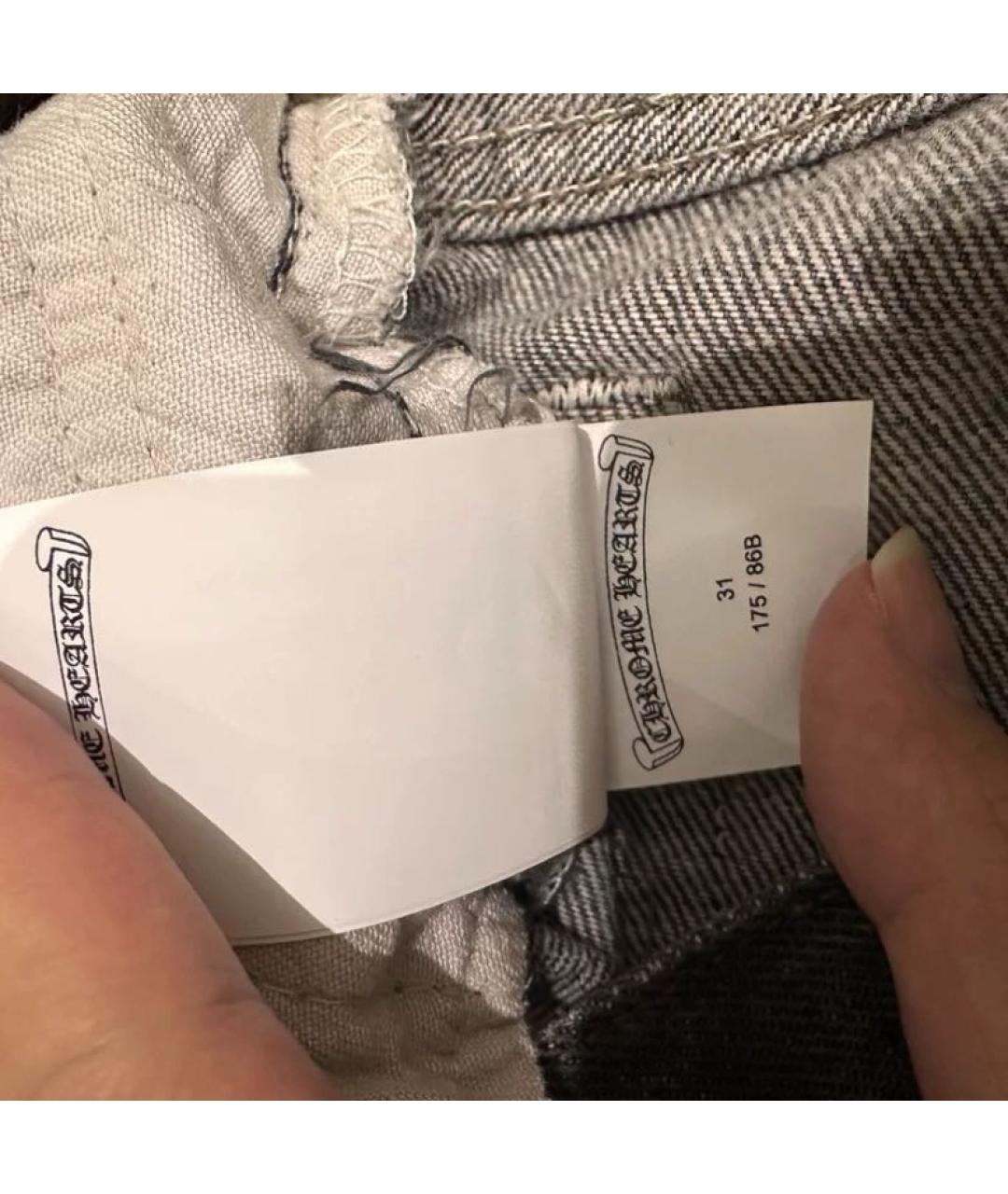 CHROME HEARTS Мульти прямые джинсы, фото 4