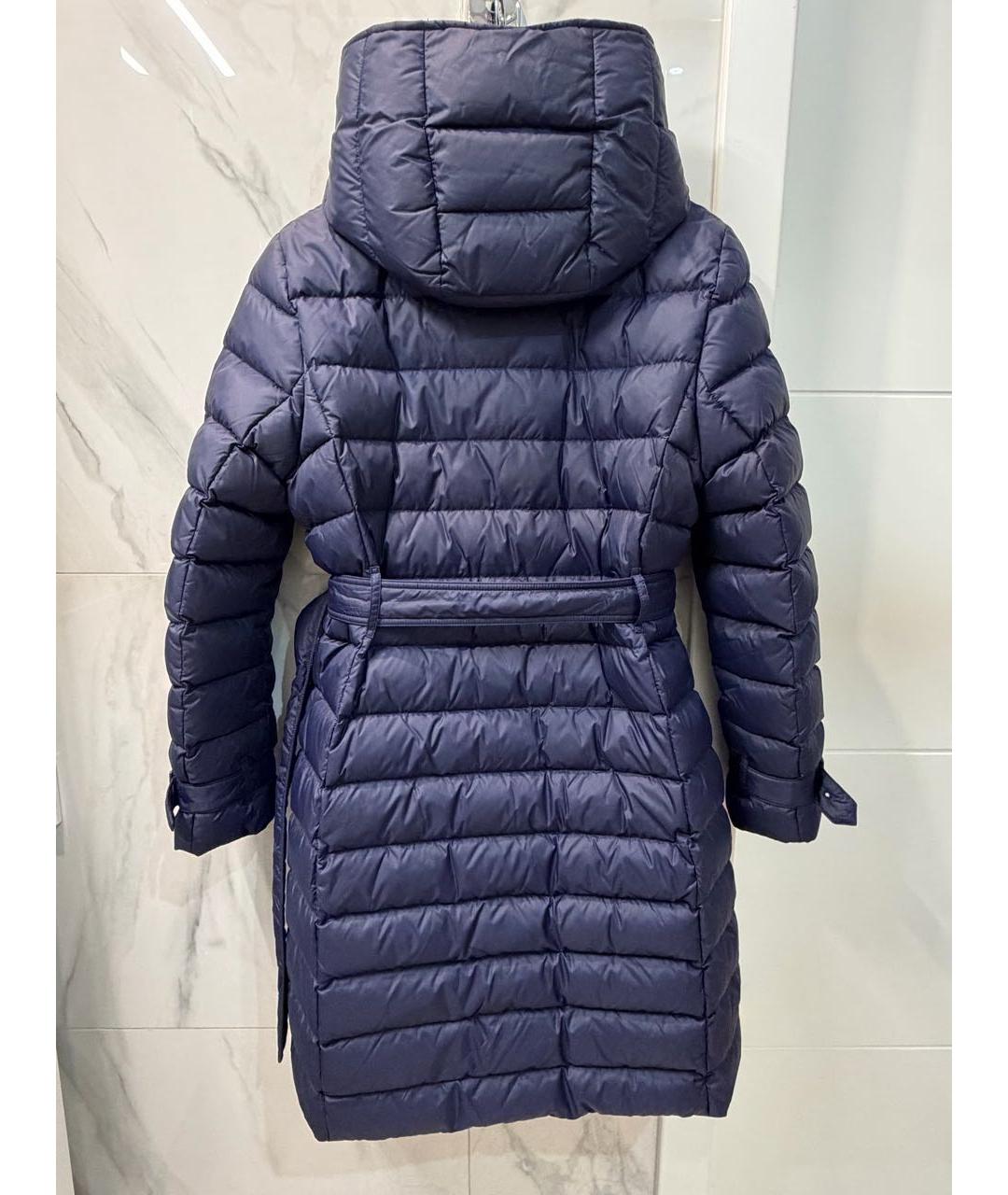 BURBERRY Темно-синий синтетический пуховик, фото 2