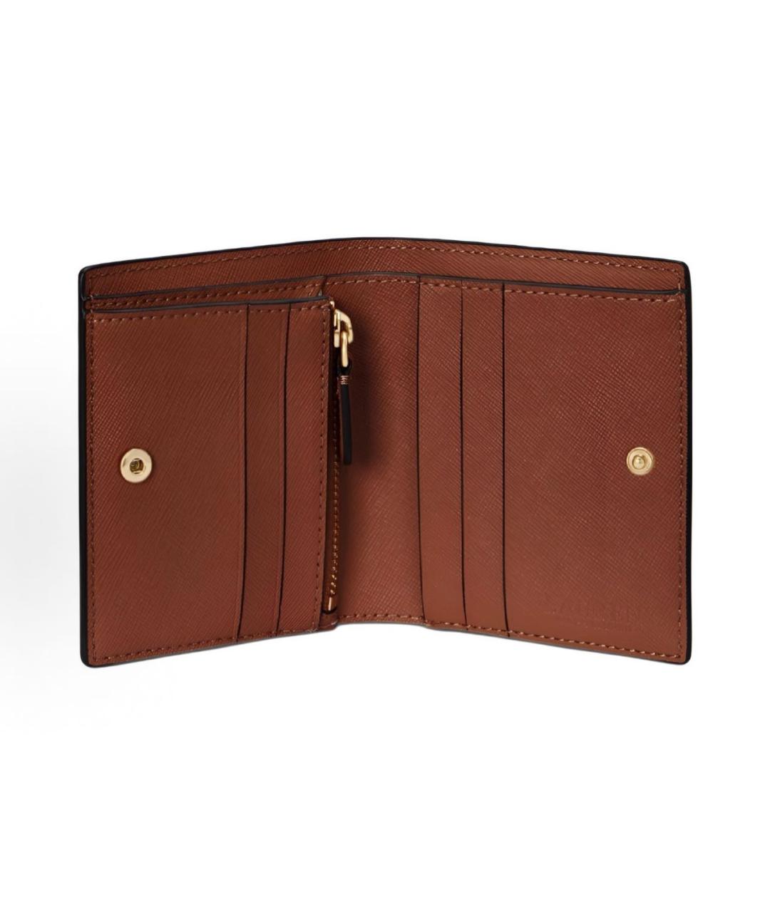 POLO RALPH LAUREN Коричневый кожаный кошелек, фото 2