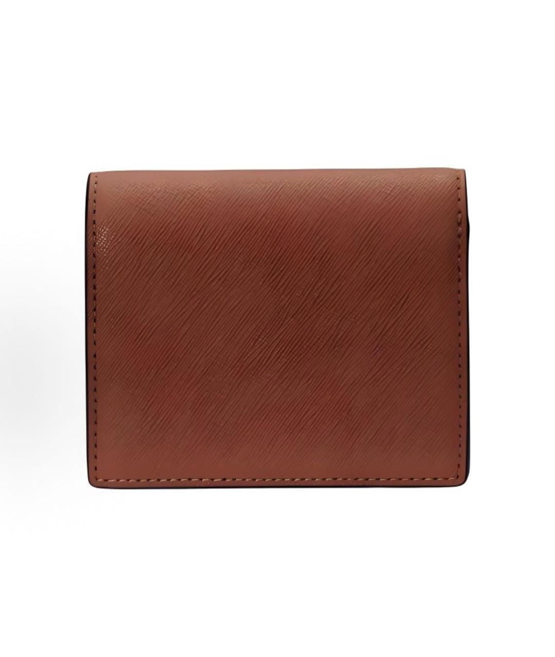 POLO RALPH LAUREN Коричневый кожаный кошелек, фото 3