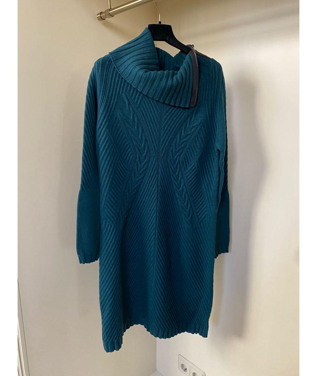 D.EXTERIOR Зеленые шерстяное повседневное платье, фото 9