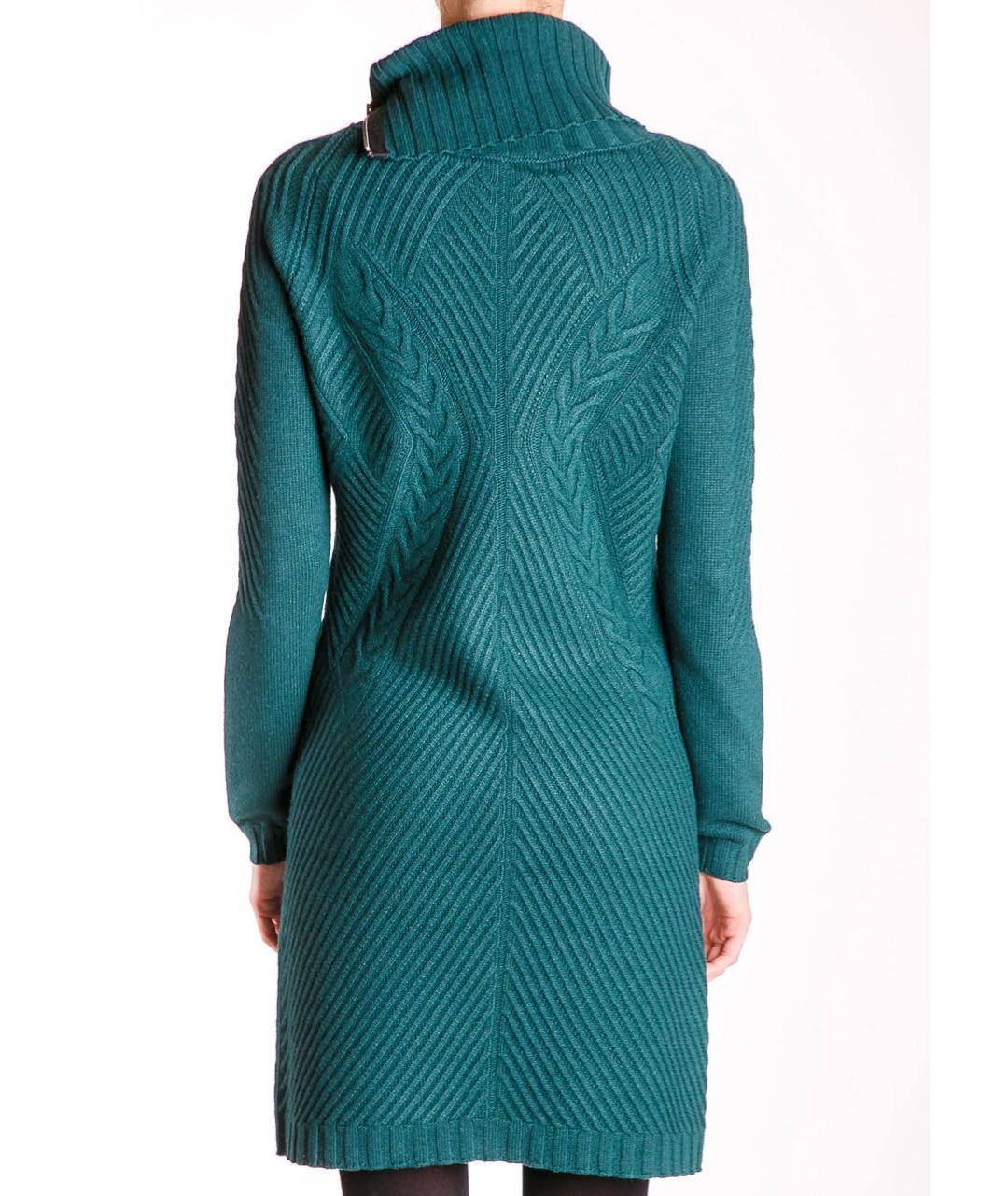 D.EXTERIOR Зеленые шерстяное повседневное платье, фото 3