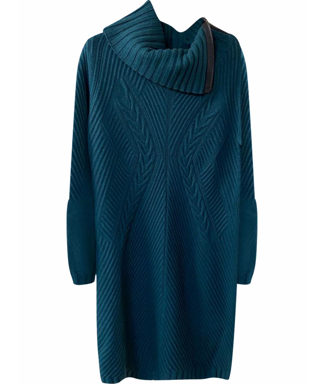 D.EXTERIOR Зеленые шерстяное повседневное платье, фото 1