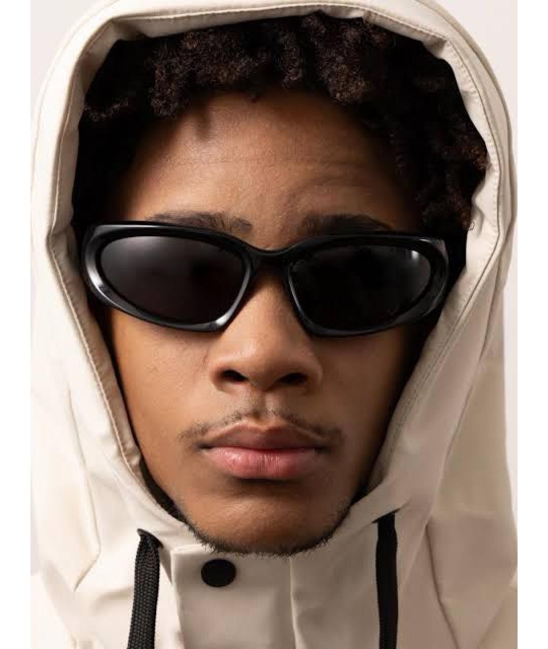 BALENCIAGA Черные пластиковые солнцезащитные очки, фото 8