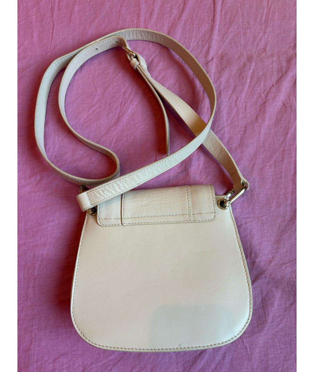 LOVE MOSCHINO Бежевая сумка через плечо из искусственной кожи, фото 2