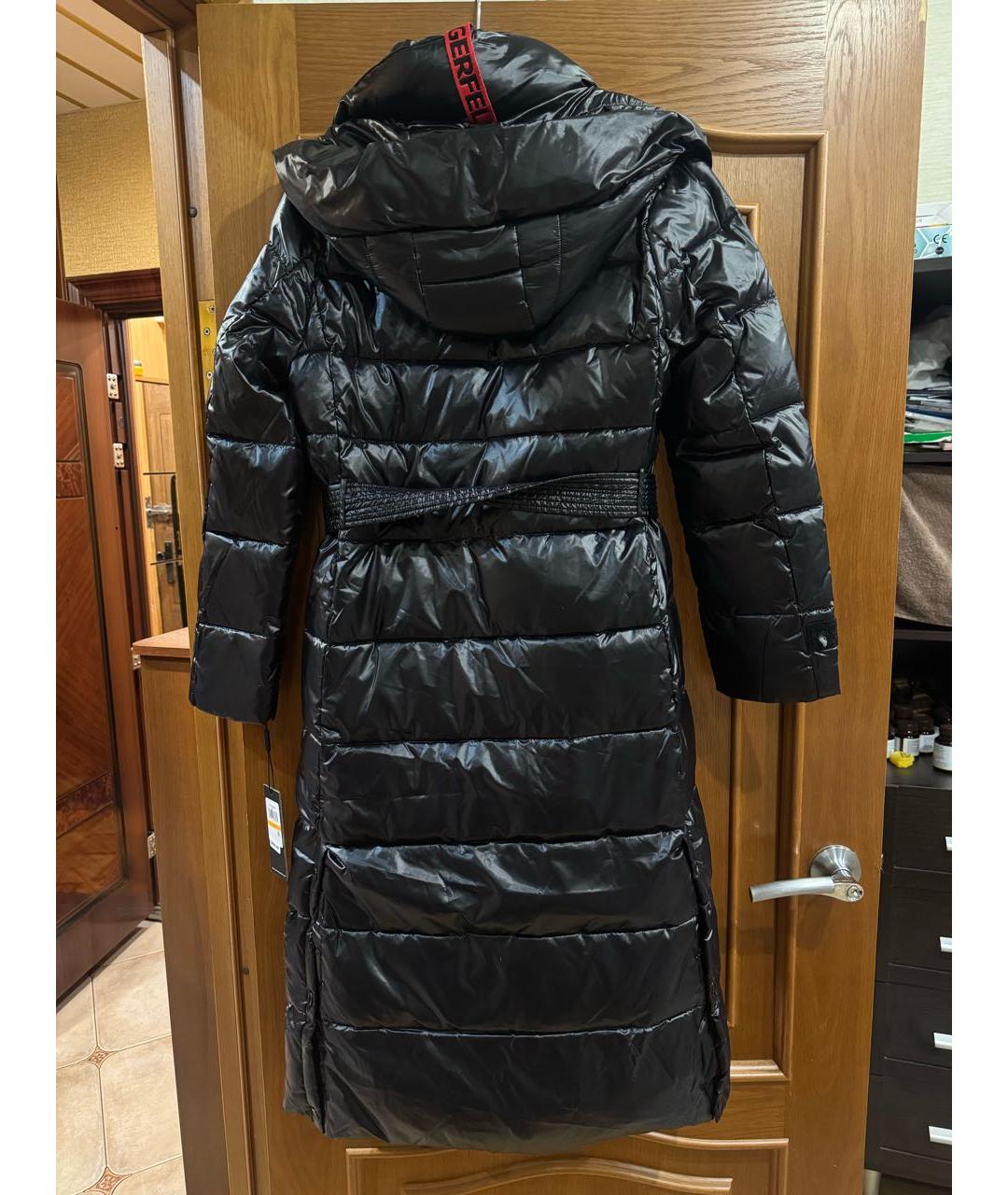 KARL LAGERFELD Черный полиэстеровый пуховик, фото 3
