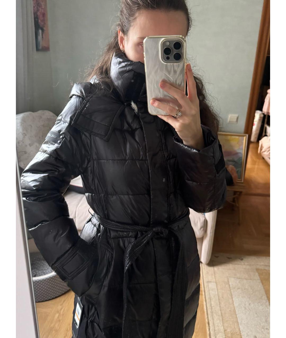 KARL LAGERFELD Черный полиэстеровый пуховик, фото 6