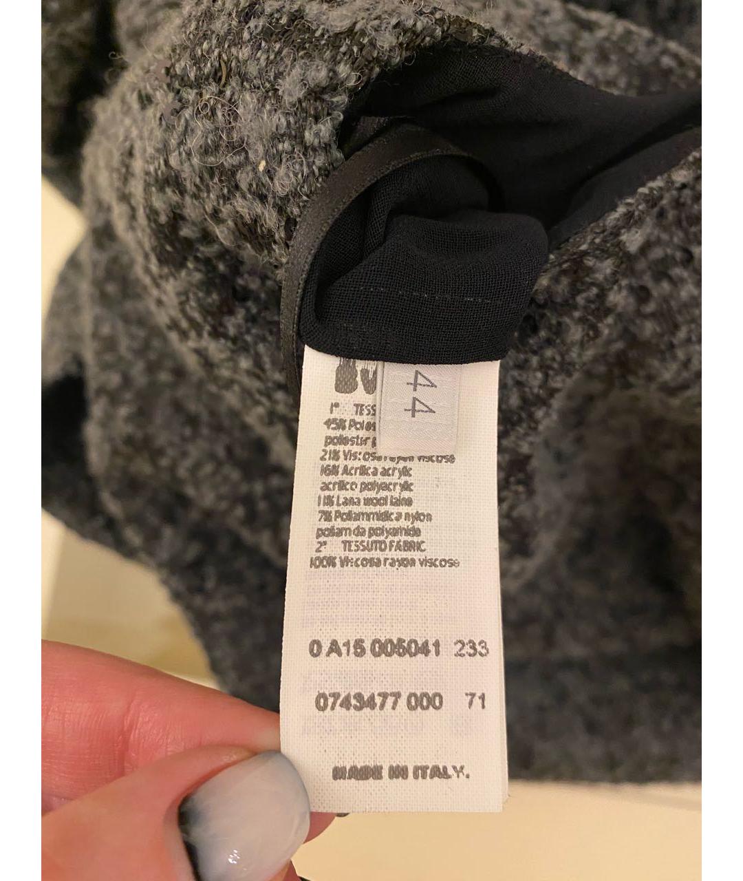 LES COPAINS Антрацитовое коктейльное платье, фото 8