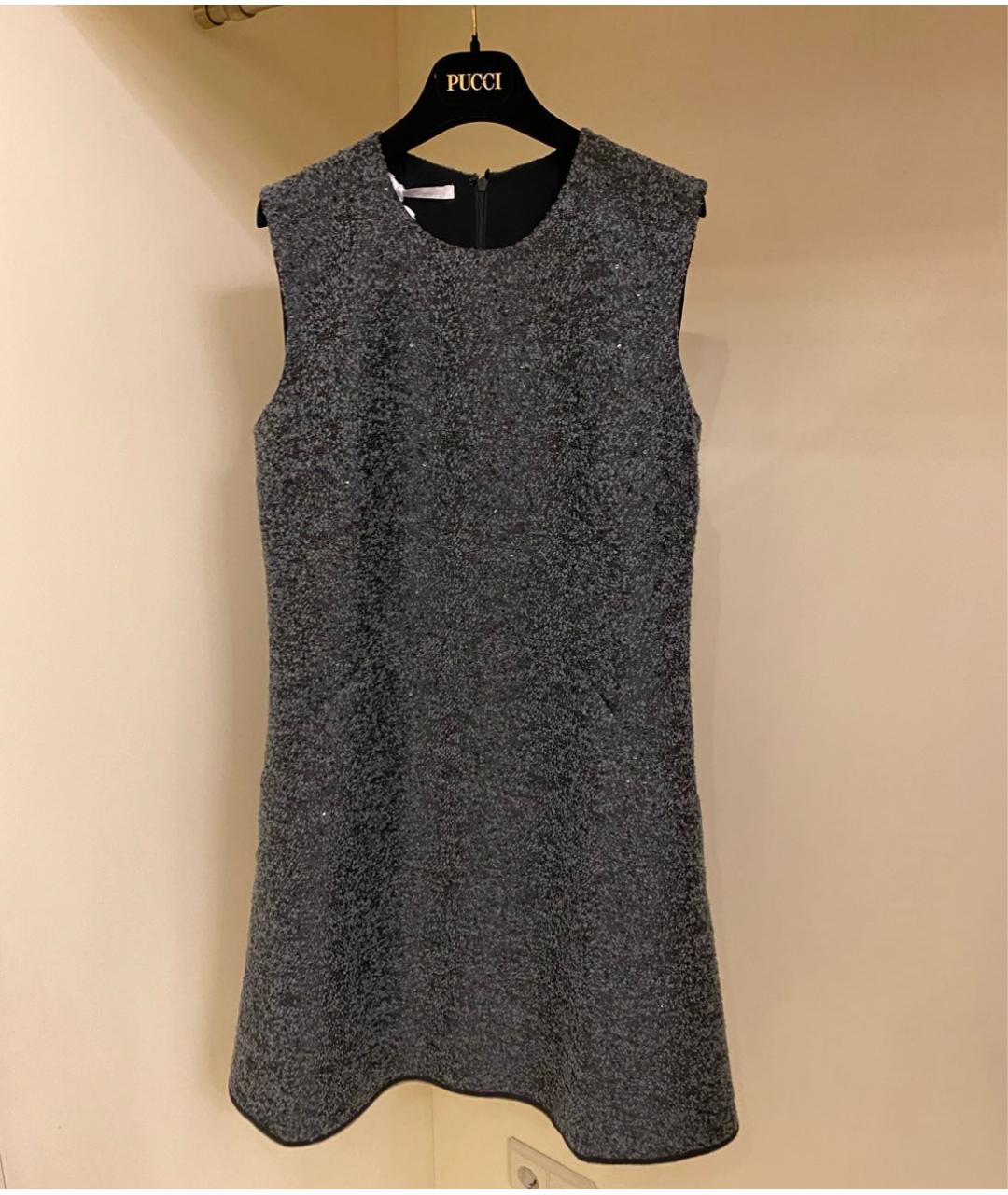 LES COPAINS Антрацитовое коктейльное платье, фото 9